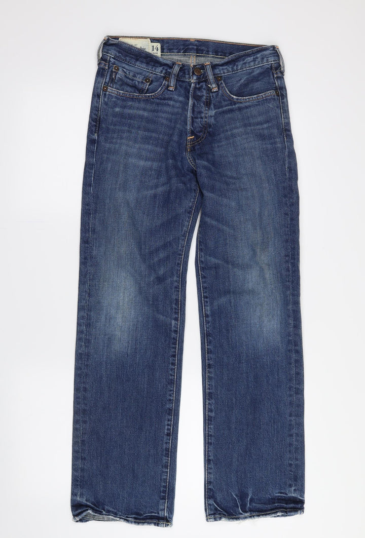 Abercrombie Mens Blue Straight Jeans Size 26 in