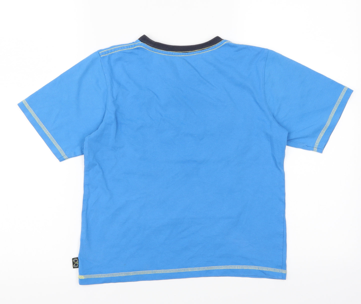 Marks and Spencer Boys Blue   Basic T-Shirt Size 7-8 Years