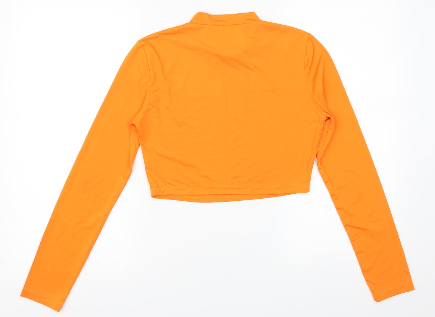 SheIn Womens Orange   Cropped T-Shirt Size M