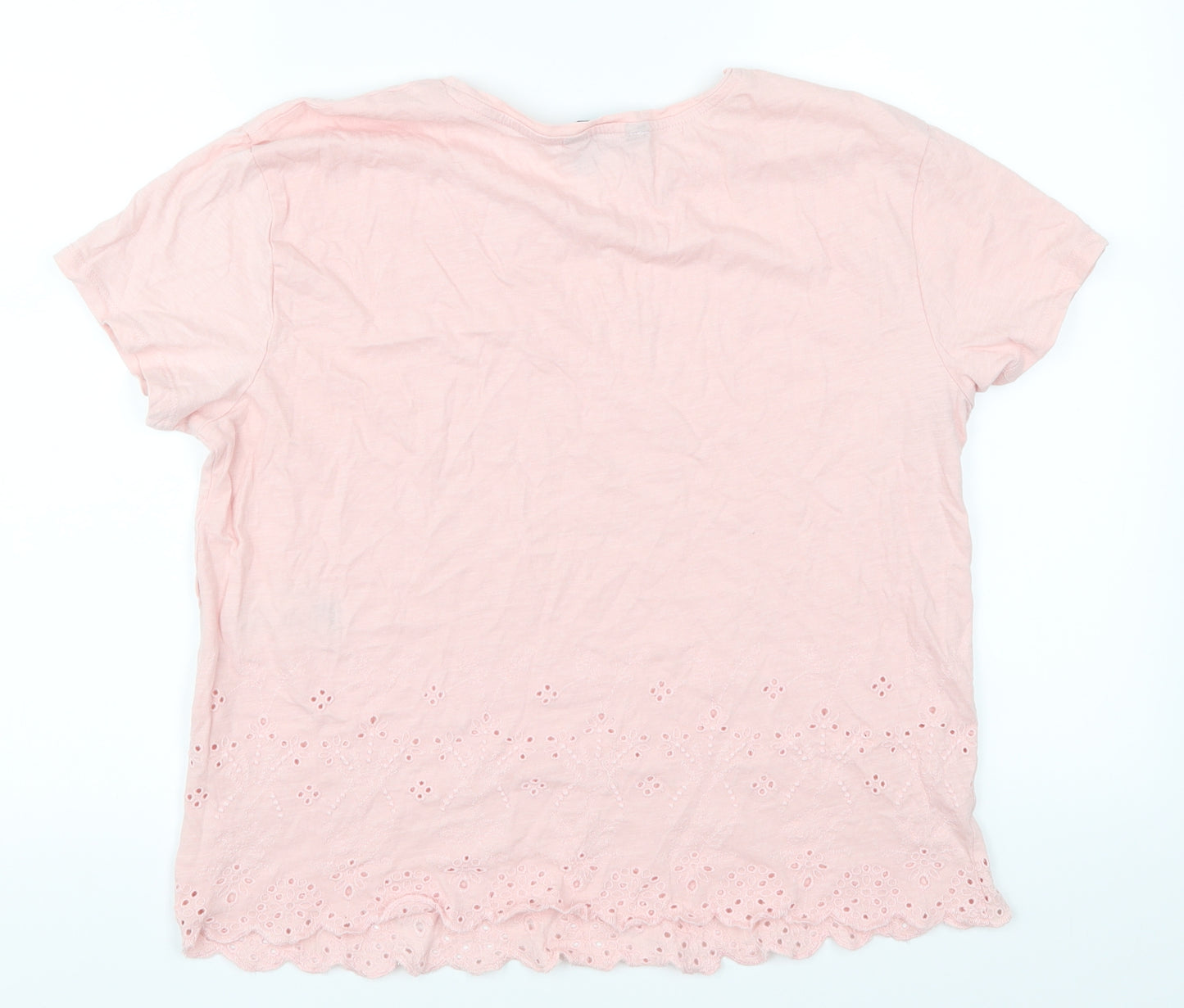 New Look Womens Pink   Basic T-Shirt Size 12