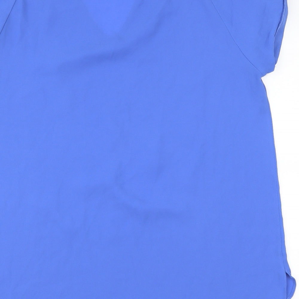 Papaya Womens Blue   Basic Blouse Size 16