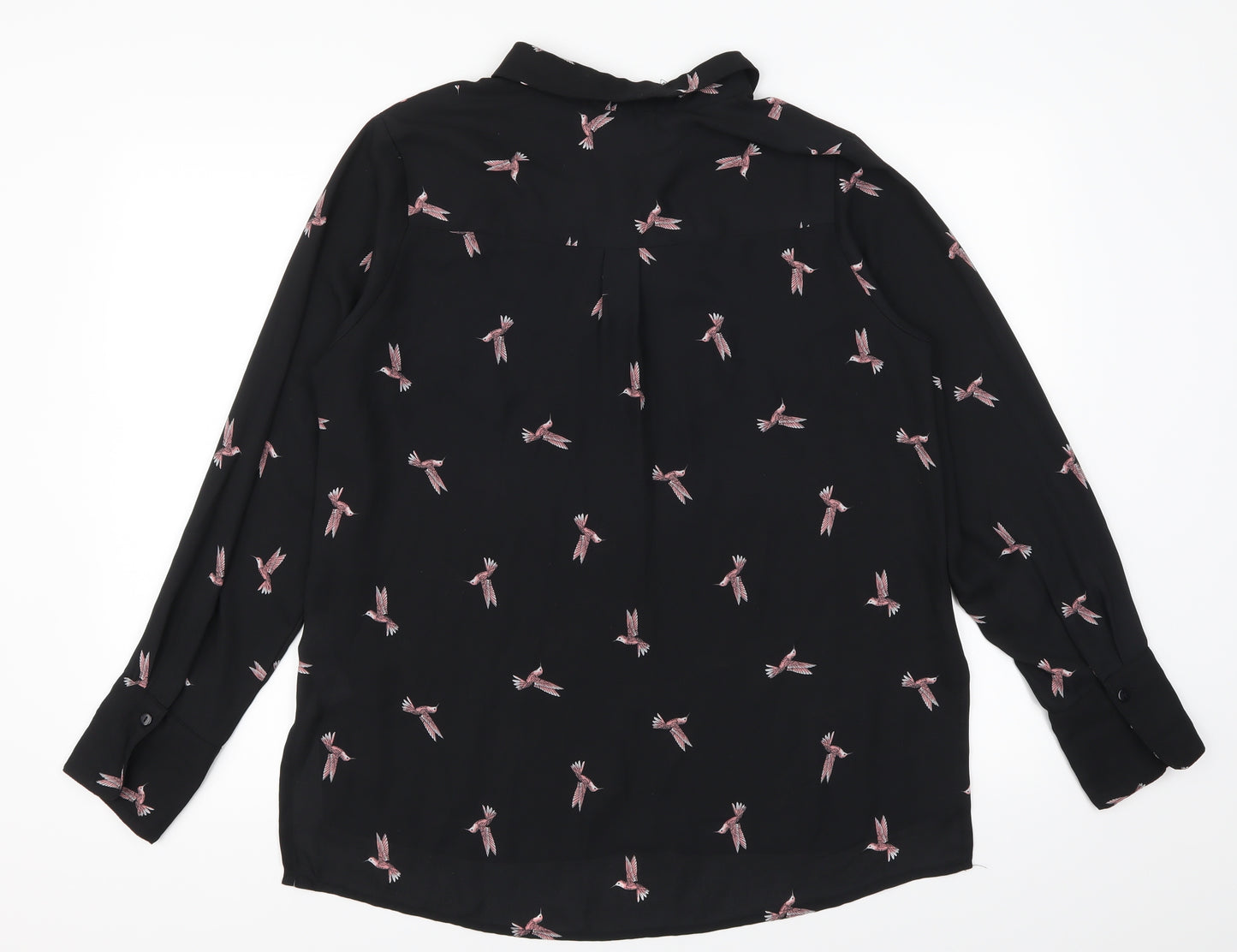 New Look Womens Black   Basic Button-Up Size 14