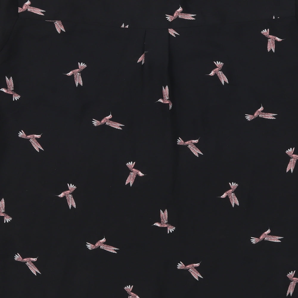 New Look Womens Black   Basic Button-Up Size 14