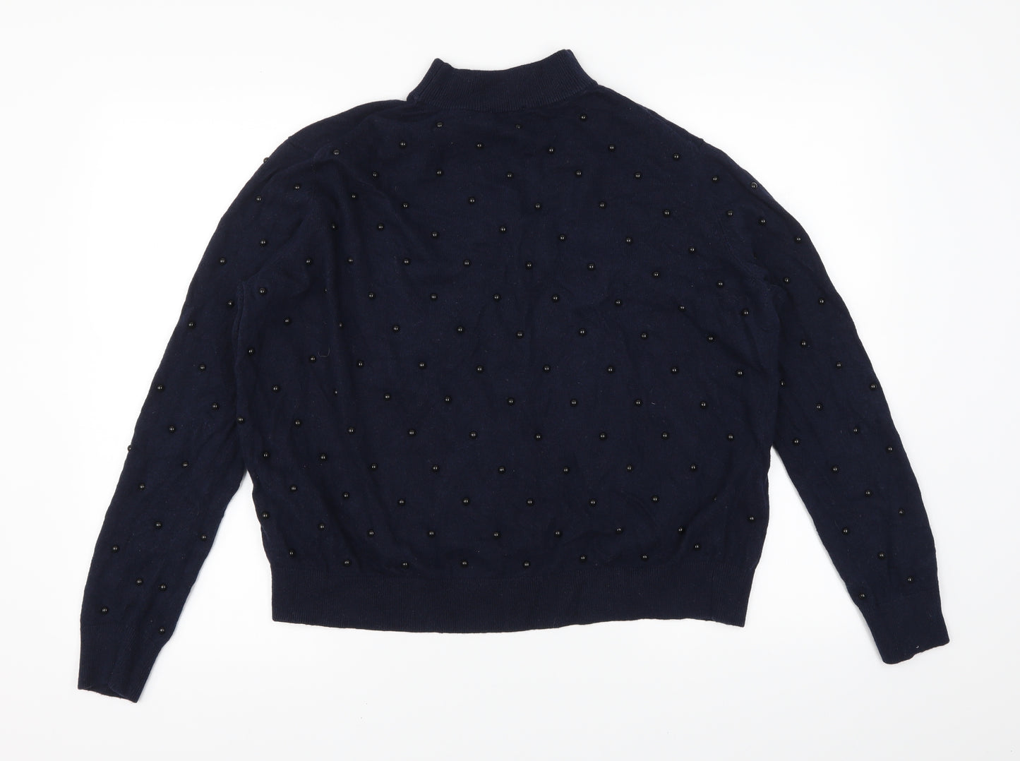 Warehouse Womens Blue   Pullover Jumper Size 14