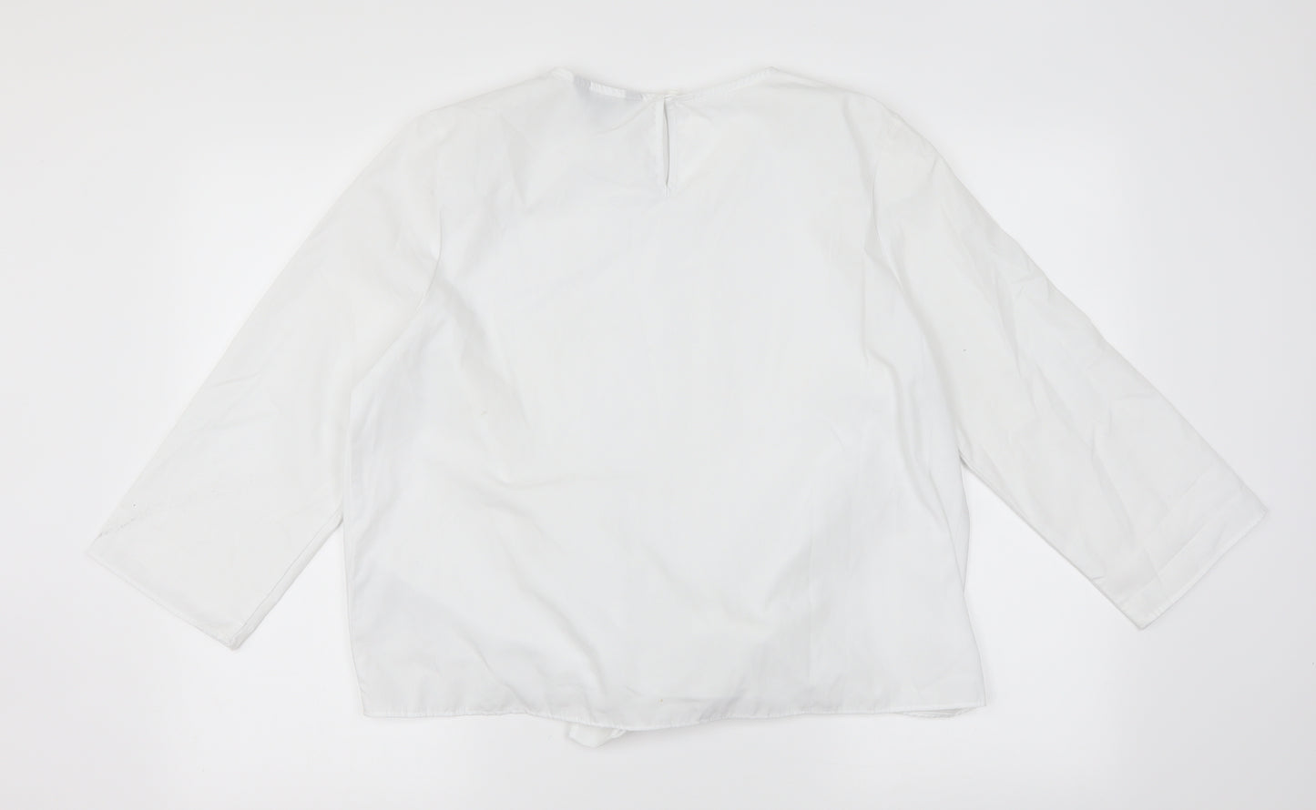 New Look Womens White   Basic Blouse Size 14