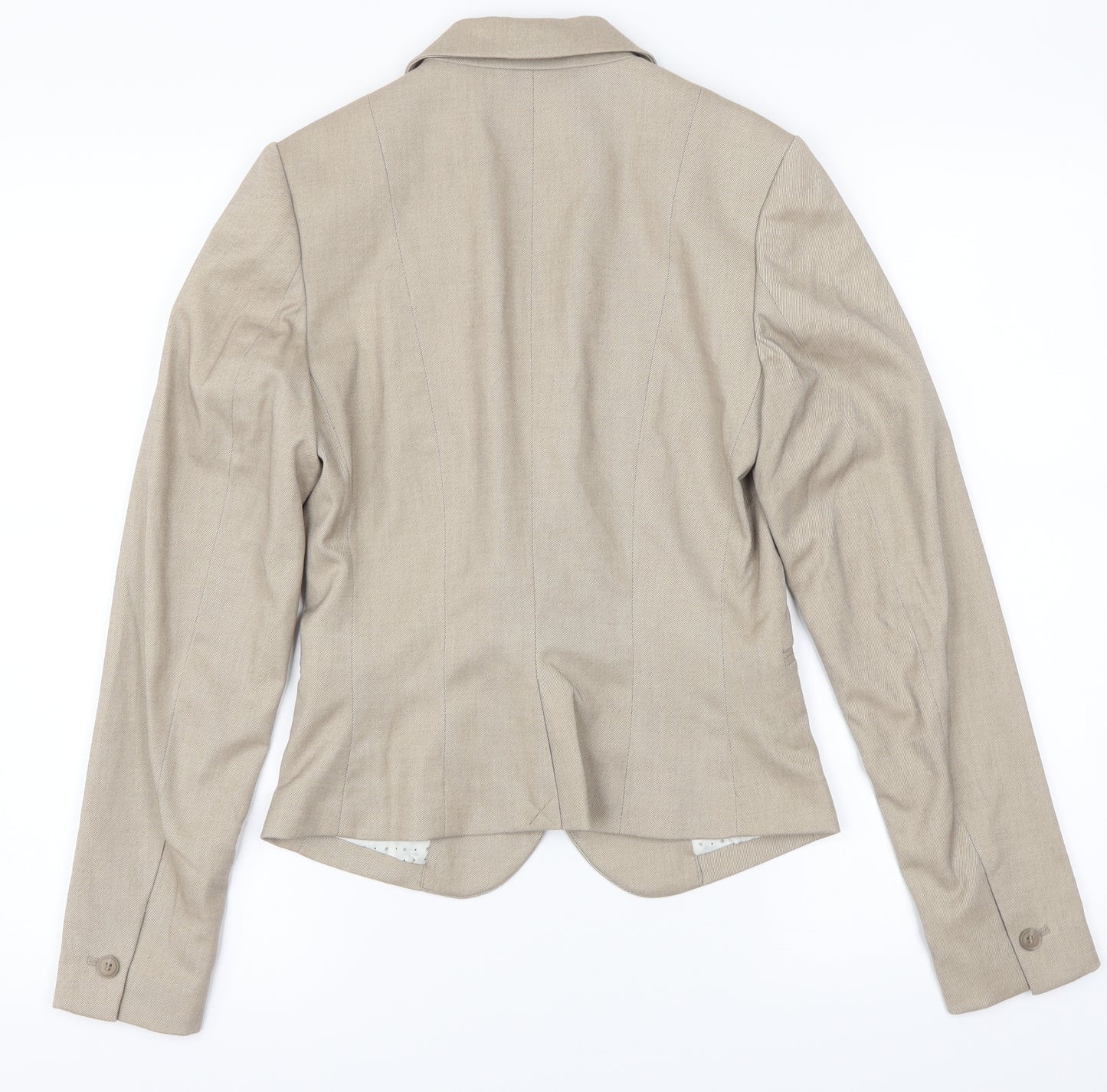 H&M Womens Brown   Jacket Blazer Size 34