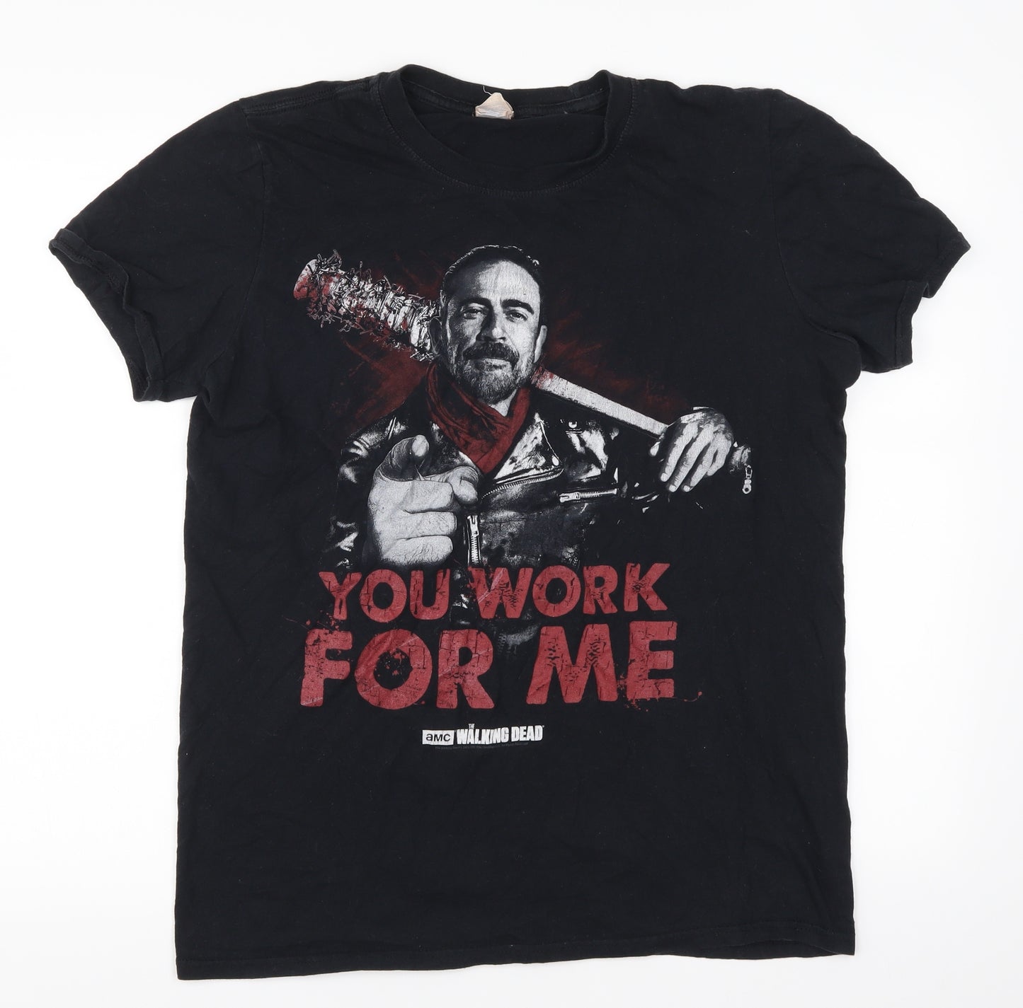 Gildan Mens Black    T-Shirt Size M