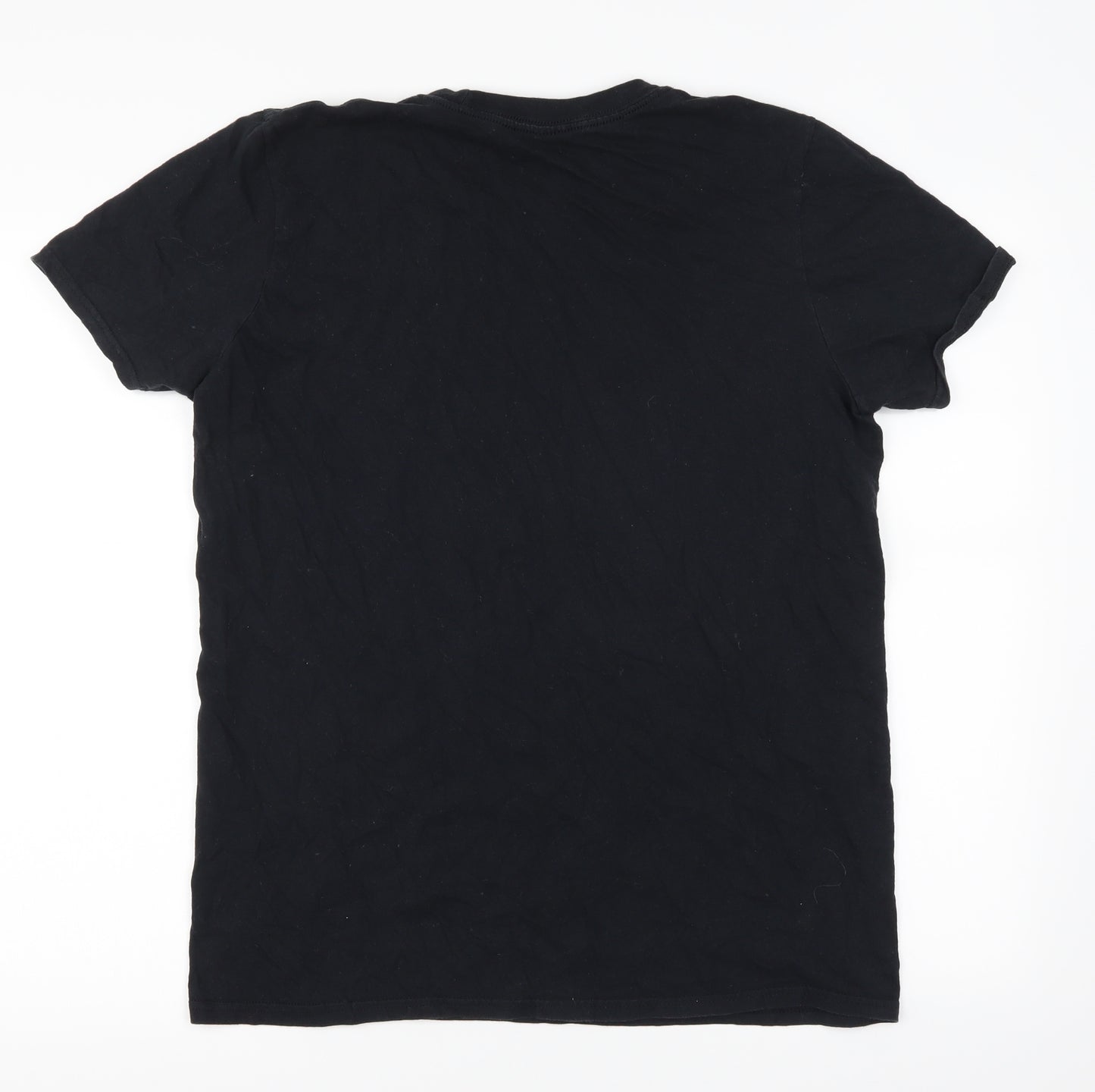 Gildan Mens Black    T-Shirt Size M