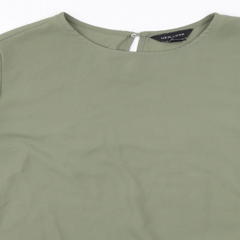 New Look Womens Green   Basic Blouse Size 14