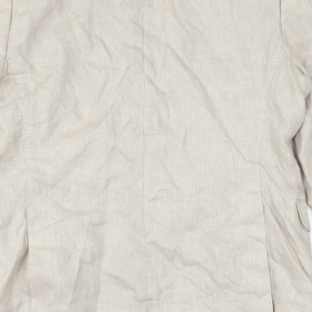 Zara Mens Beige   Jacket Sport Coat Size 54