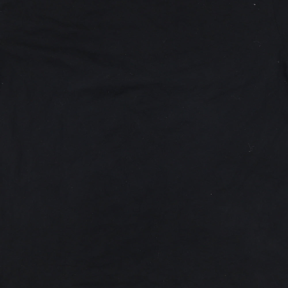 Zara Mens Black    T-Shirt Size XL