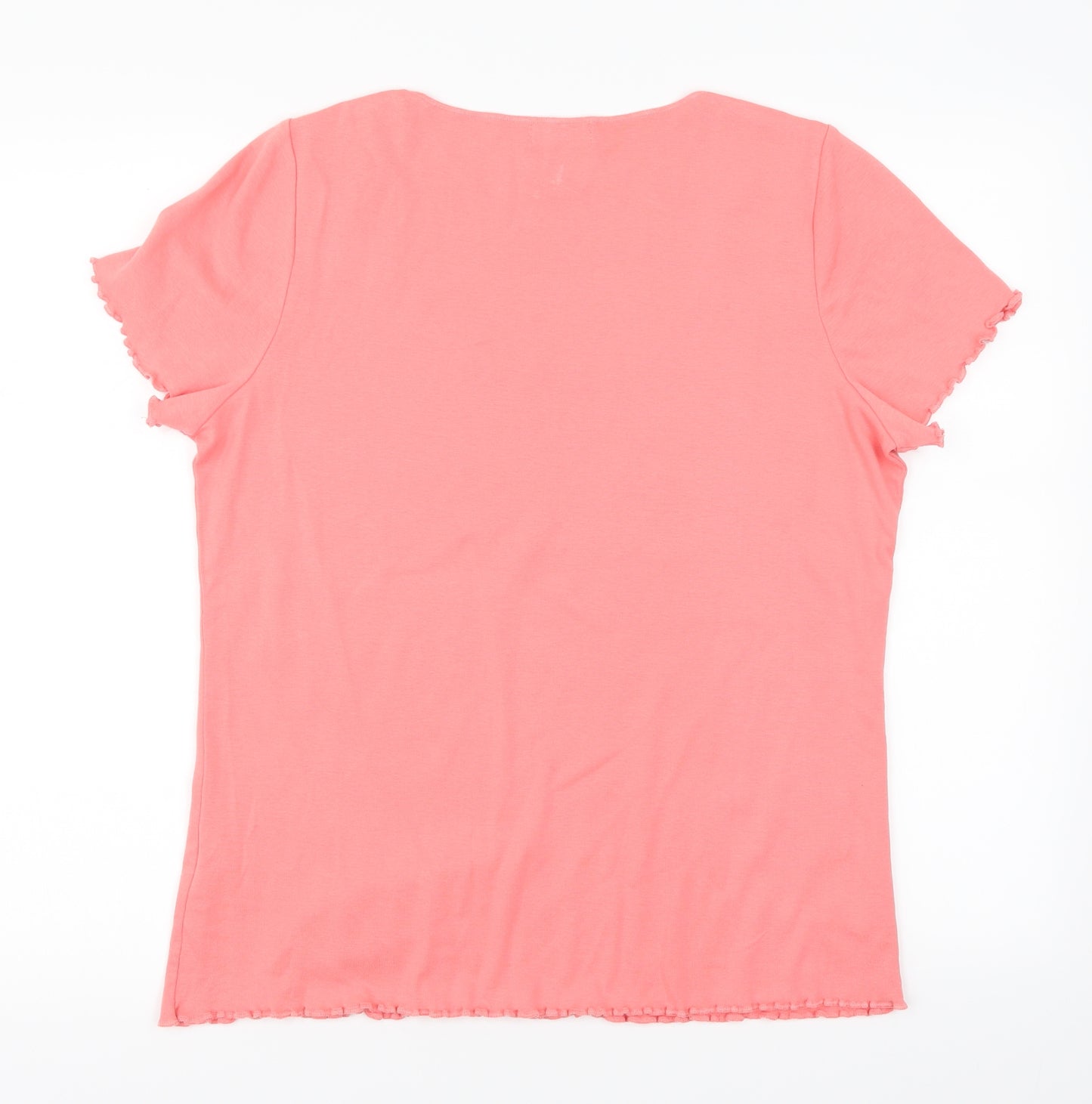 Per Una Womens Orange   Basic T-Shirt Size 18