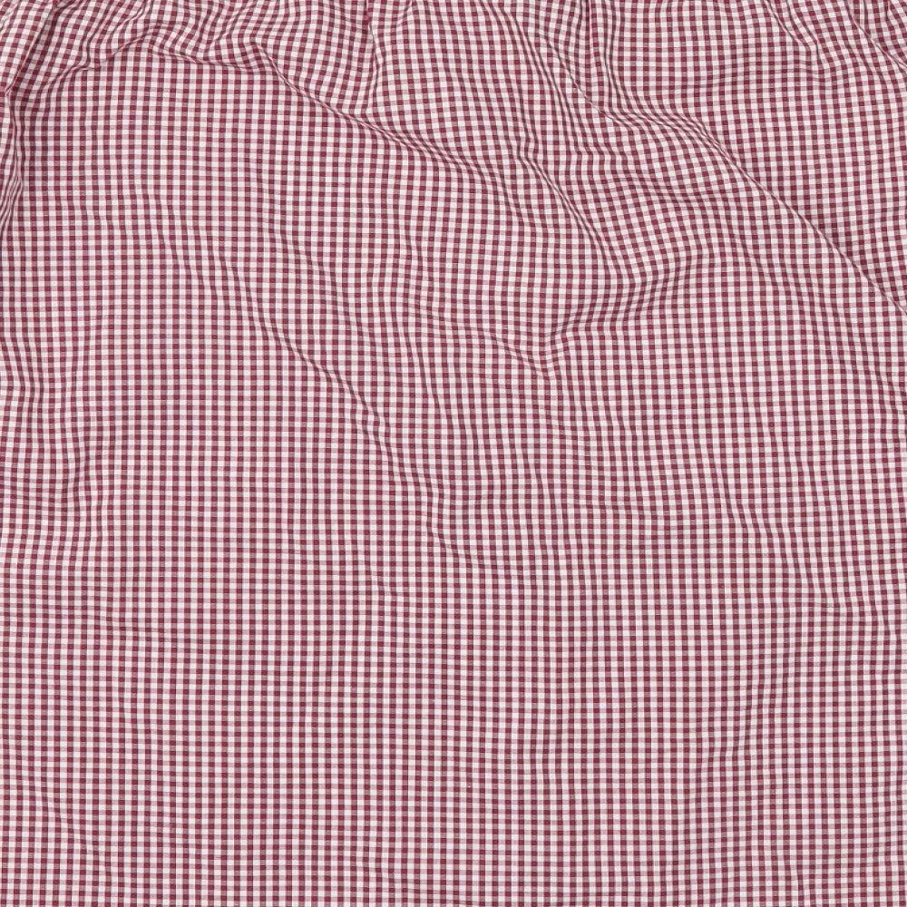 River Island Womens Red Geometric  Basic Blouse Size 14