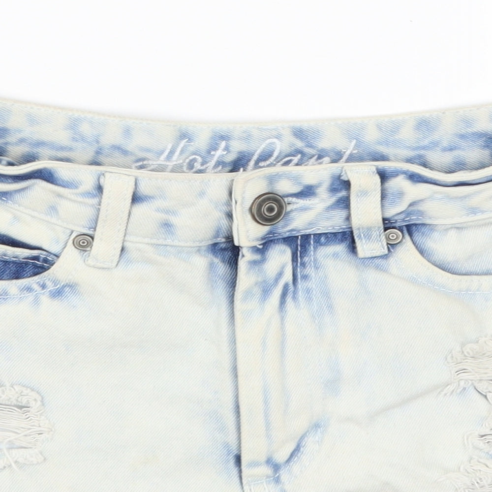 Denim Co  Womens Blue   Hot Pants Shorts Size 8