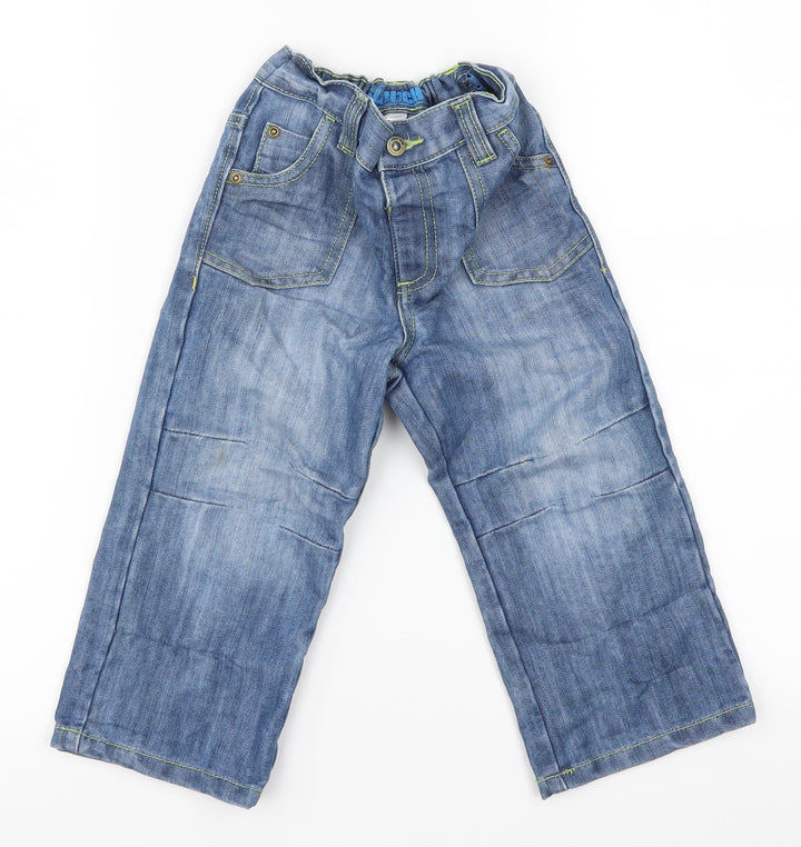 George Baby Blue   Cargo Jeans Size 18-24 Months