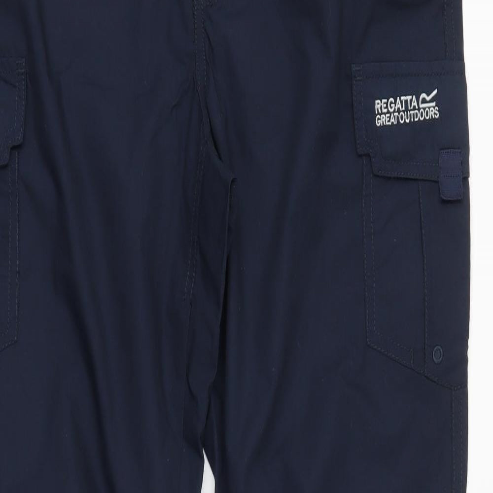 Regatta Mens Blue   Windbreaker Trousers Size 32 in L33 in