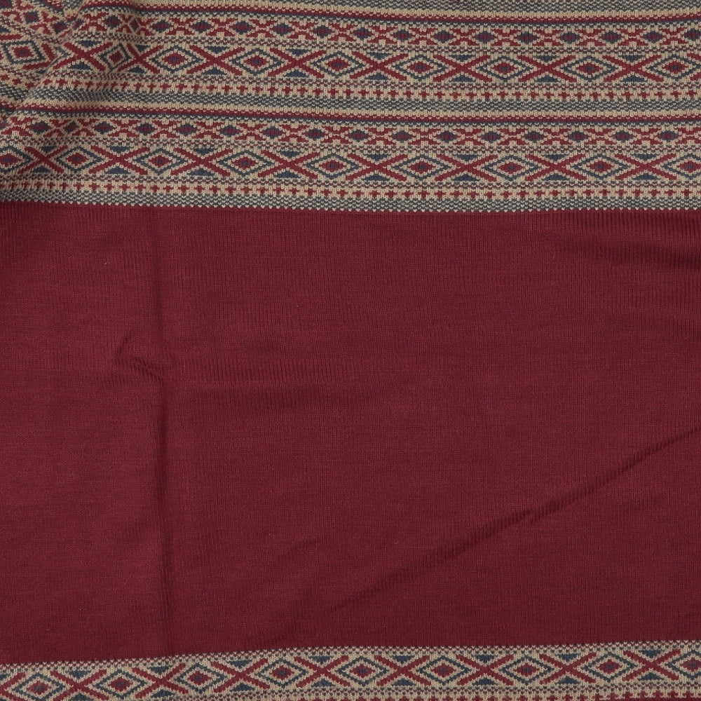 Blue Inc Mens Red   Pullover Jumper Size L