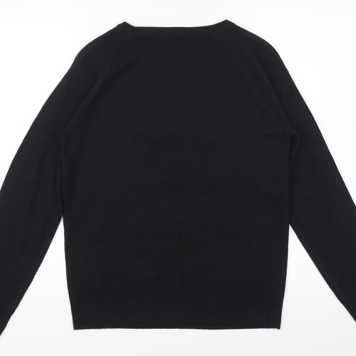 Debenhams Womens Black   Pullover Jumper Size 8