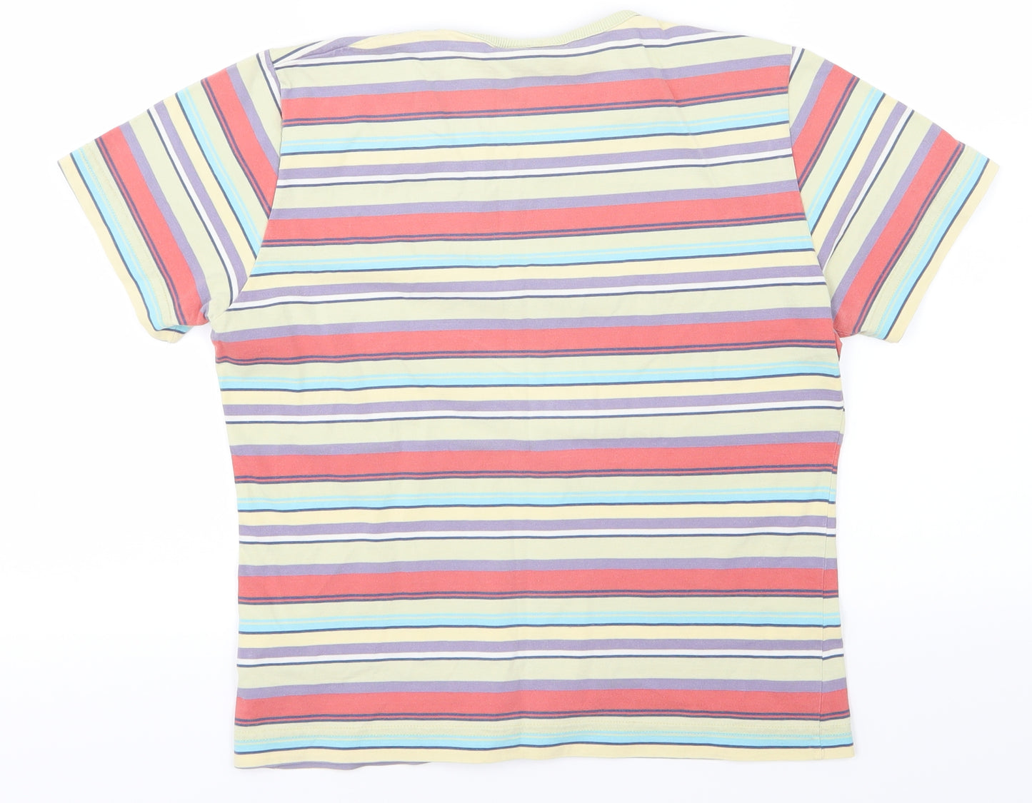NEXT Womens Red Striped  Basic T-Shirt Size M