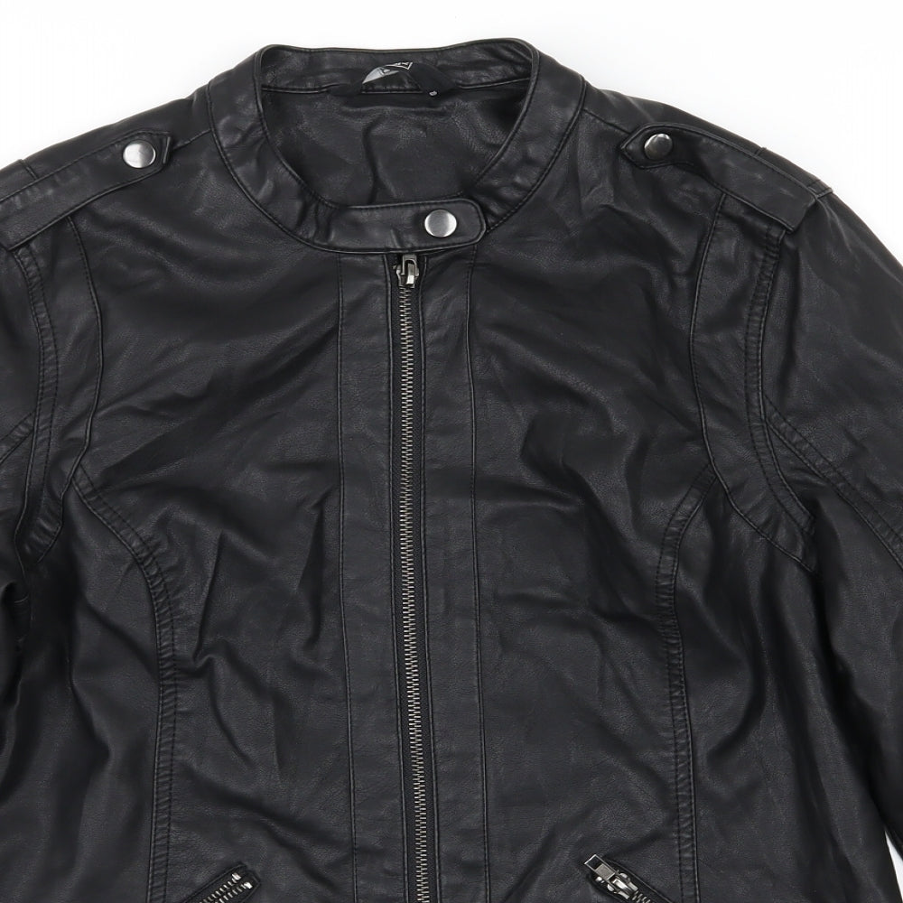 F&F Mens Black   Varsity Jacket Jacket Size 42