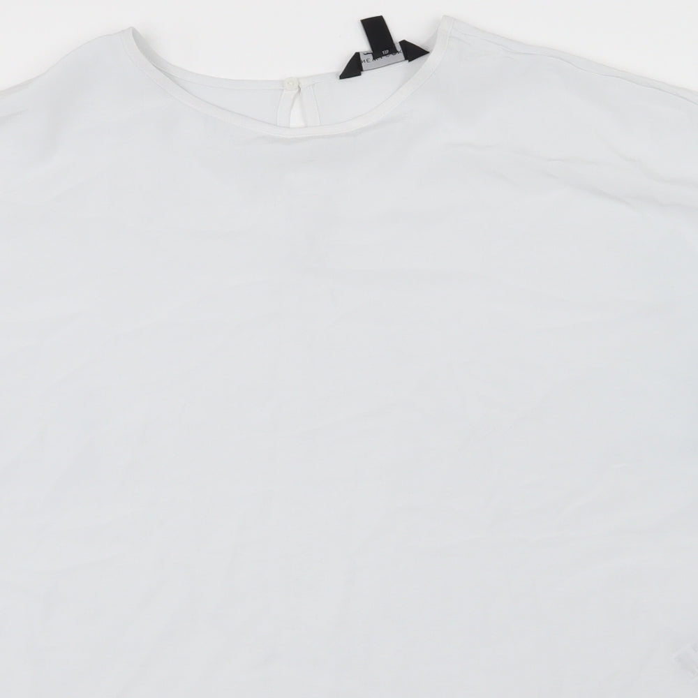 New Look Womens White   Basic Blouse Size 18