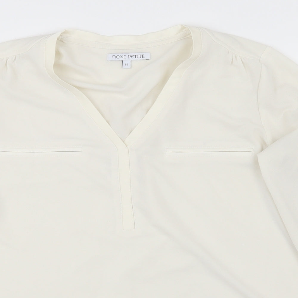 NEXT Womens White   Basic Blouse Size 14