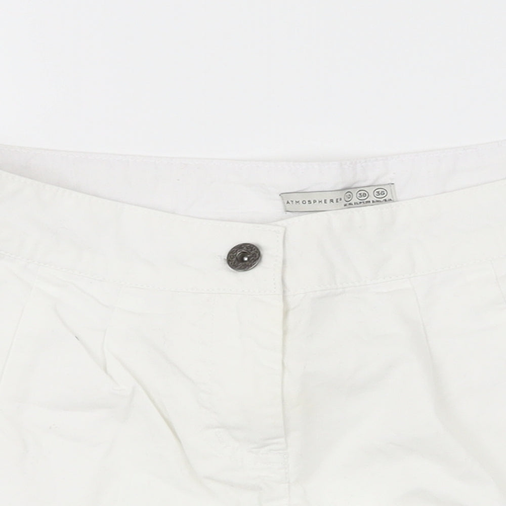 Atmosphere Womens White   Hot Pants Shorts Size 10