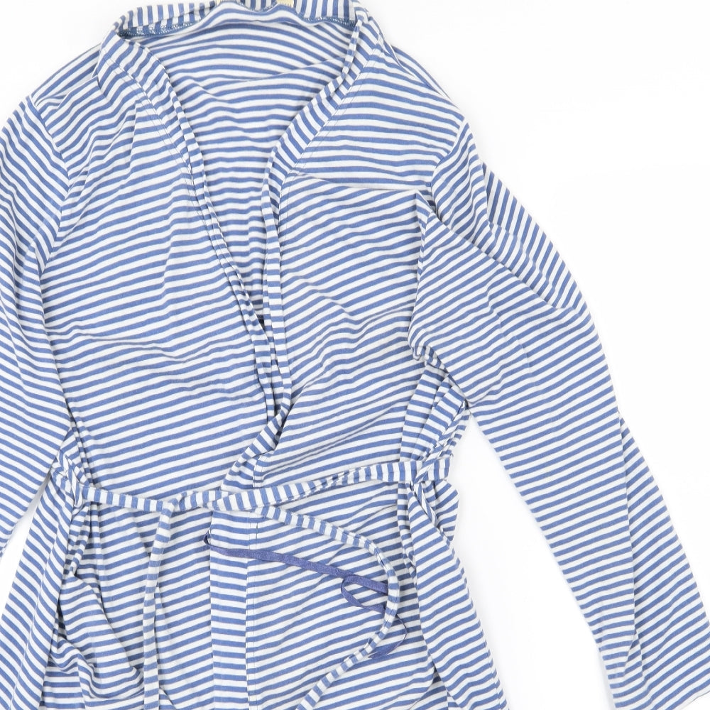 Blooming Marvellous Womens Blue Striped  Cami Robe Size M