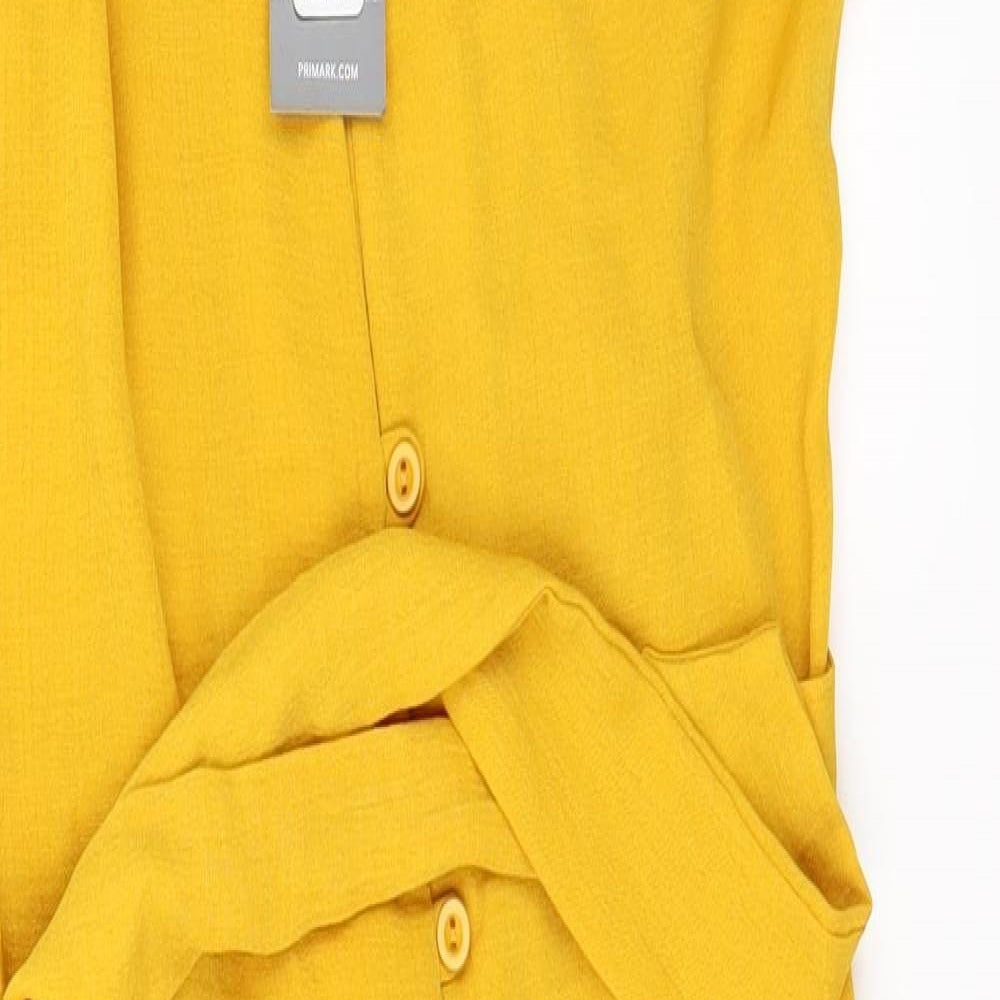 Primark Womens Yellow   A-Line  Size 12