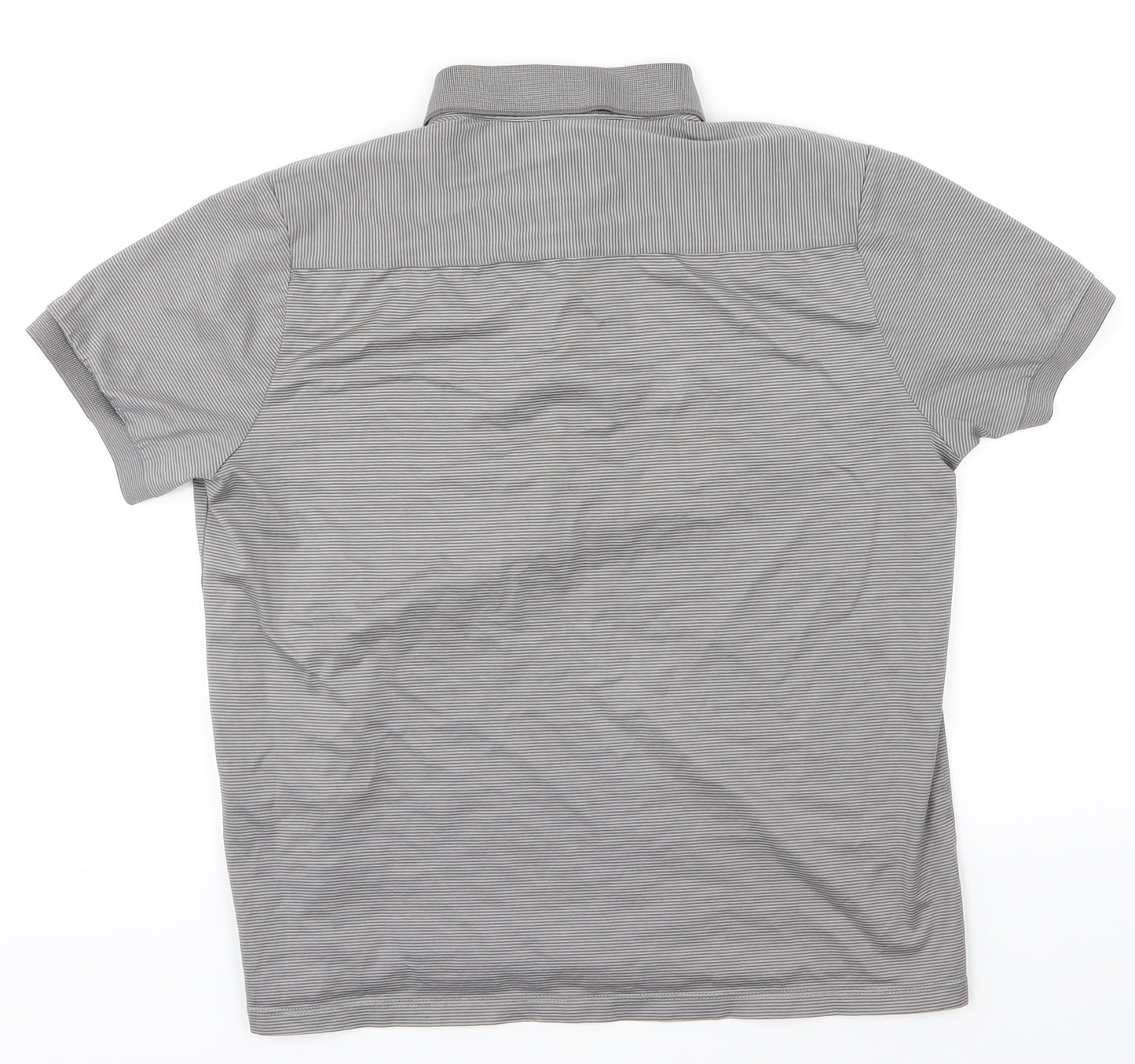 HUGO BOSS Mens Grey Striped   Polo Size M