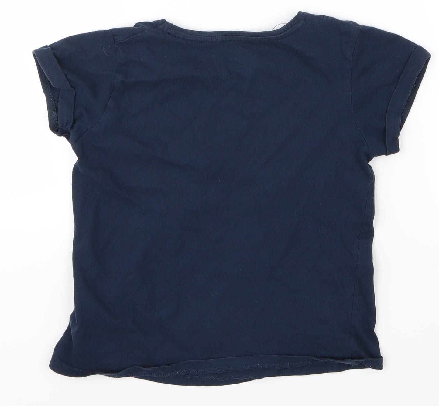 Primark Boys Blue   Basic T-Shirt Size 7-8 Years  - LA