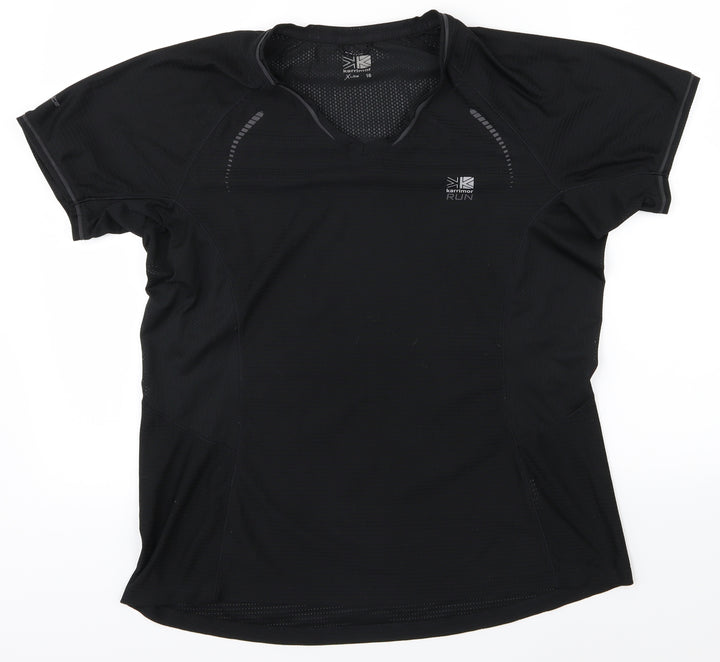 Karri# Mens Black T-Shirt Size 16