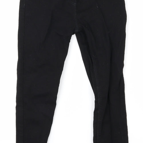 George Girls Black   Skinny Jeans Size 7-8 Years