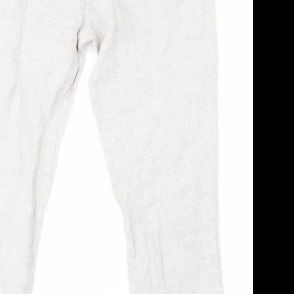 Denim co Mens White   Cargo Trousers Size L L30 in