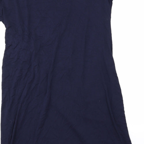 Limited Womens Blue   Shirt Dress  Size 48