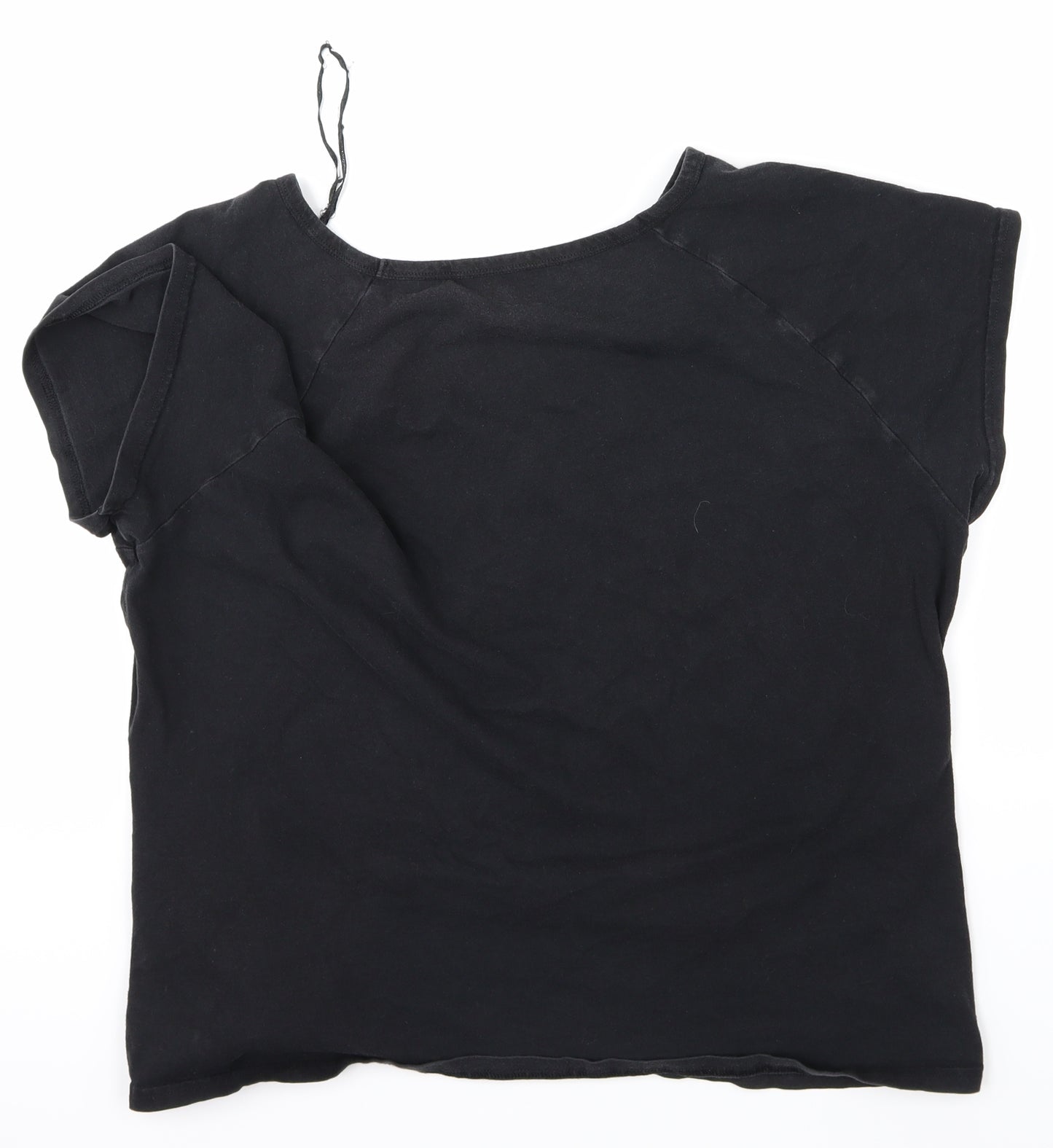 Georeg Womens Black   Basic T-Shirt Size 20  - Kitty in the city