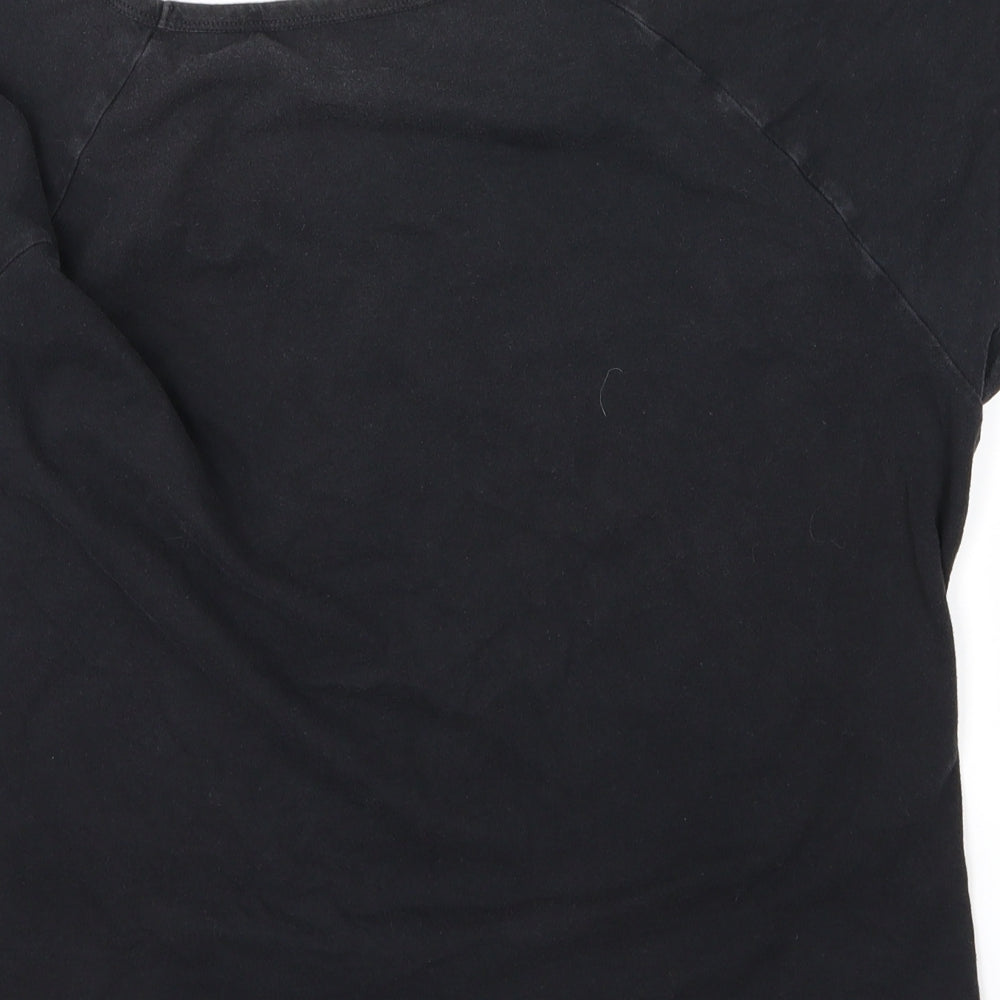 Georeg Womens Black   Basic T-Shirt Size 20  - Kitty in the city