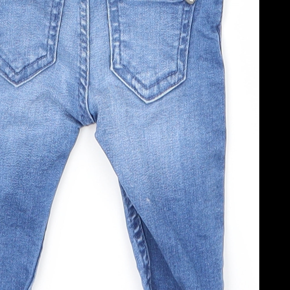 River Island Girls Blue   Capri Jeans Size 0-3 Months