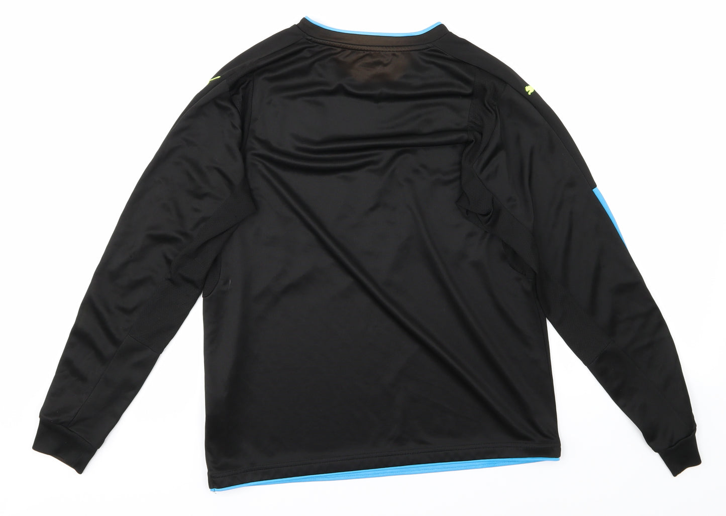 PUMA Boys Black   Basic T-Shirt Size 13-14 Years  - Fly Emirates