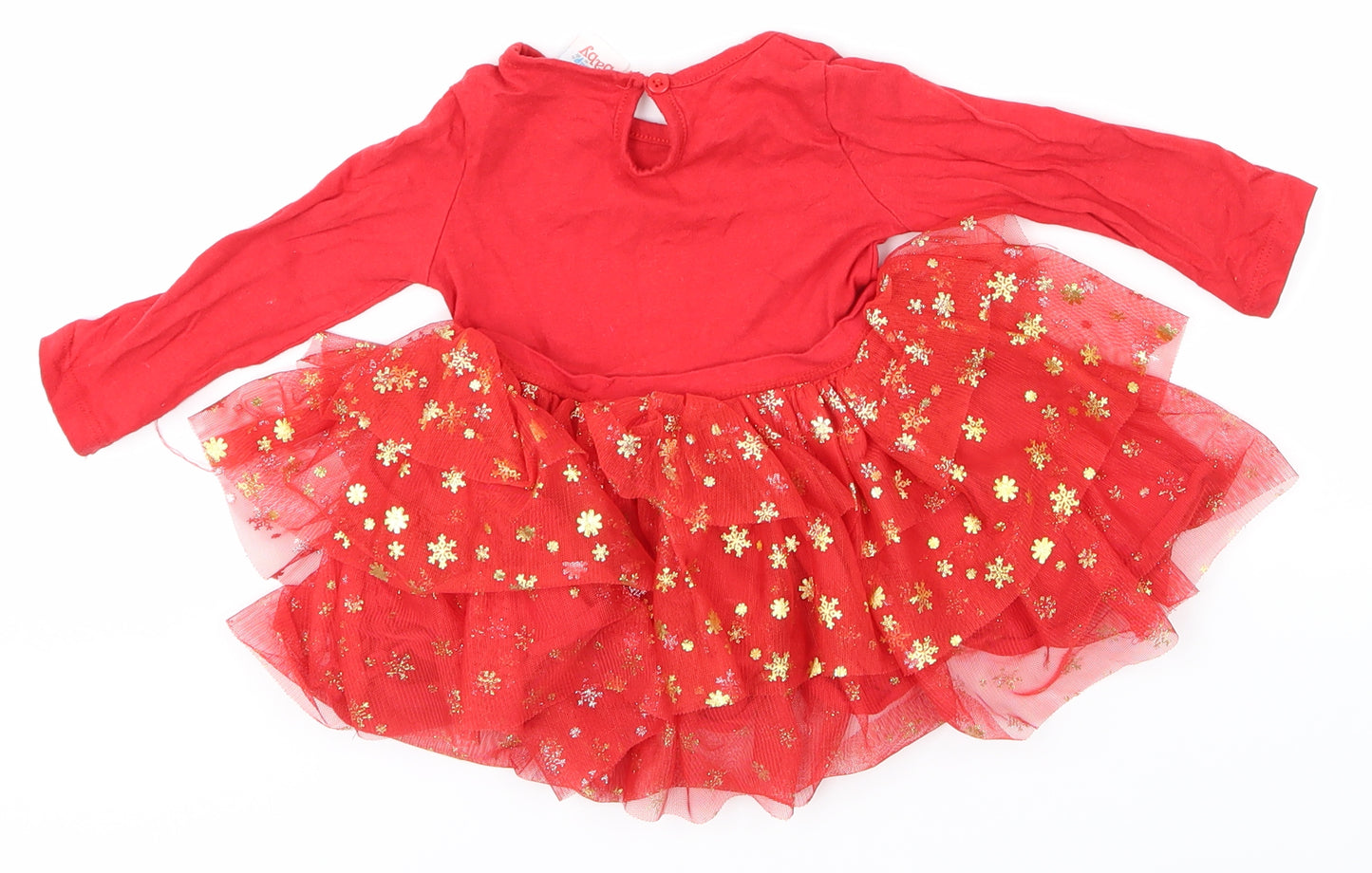 Disney Baby Girls Red   A-Line  Size 3-4 Years