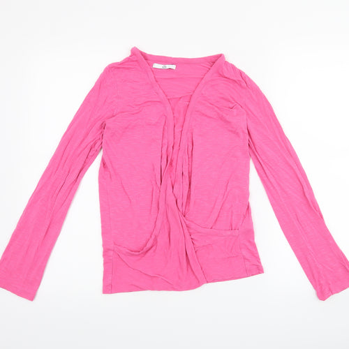 M&S Girls Pink   Cardigan Jumper Size 12-13 Years