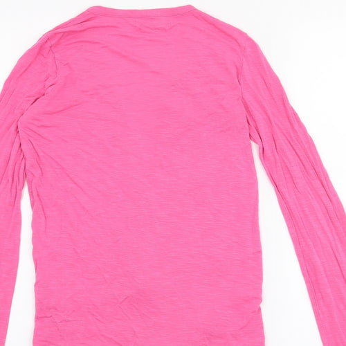 M&S Girls Pink   Cardigan Jumper Size 12-13 Years