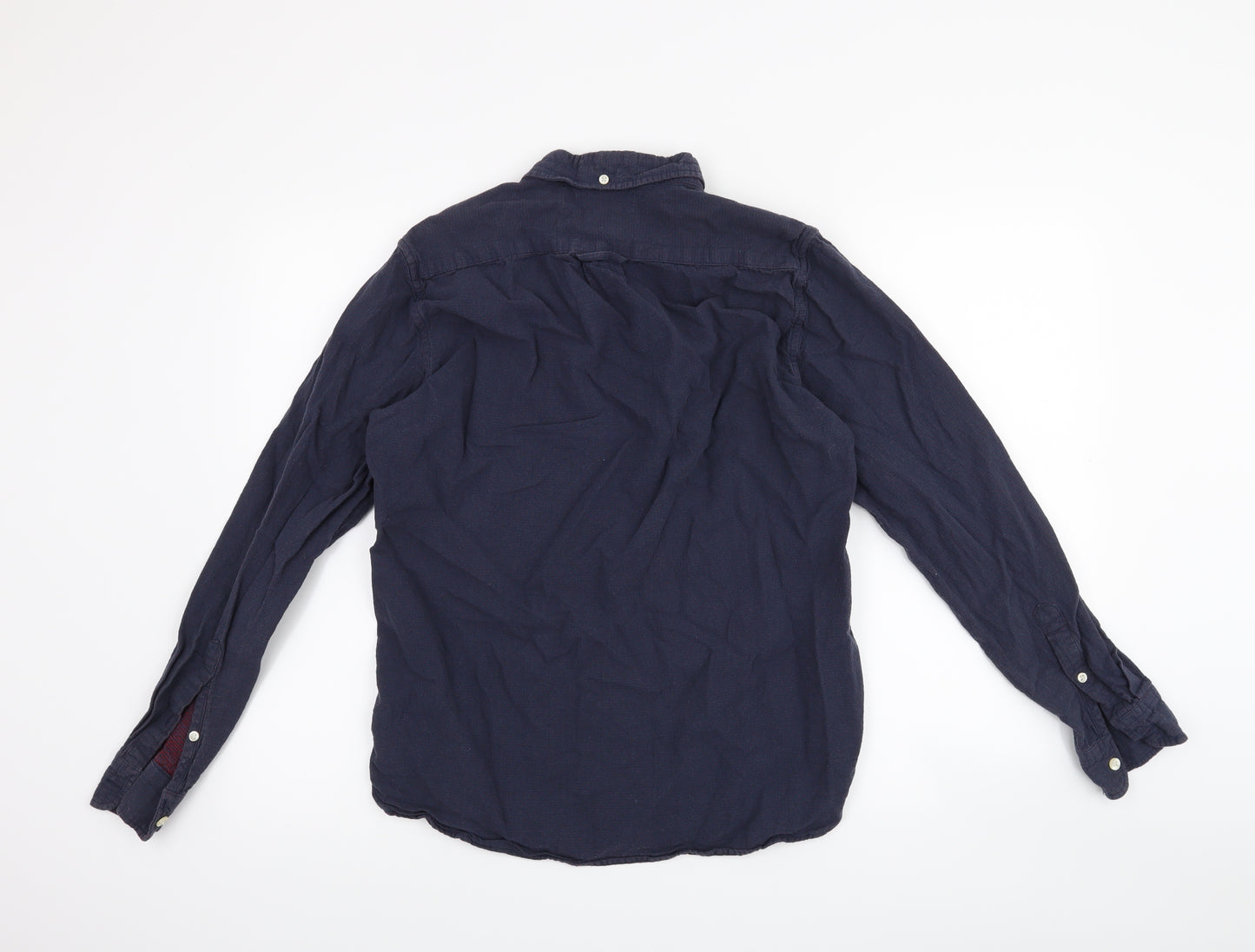 H&M Mens Blue    Button-Up Size S