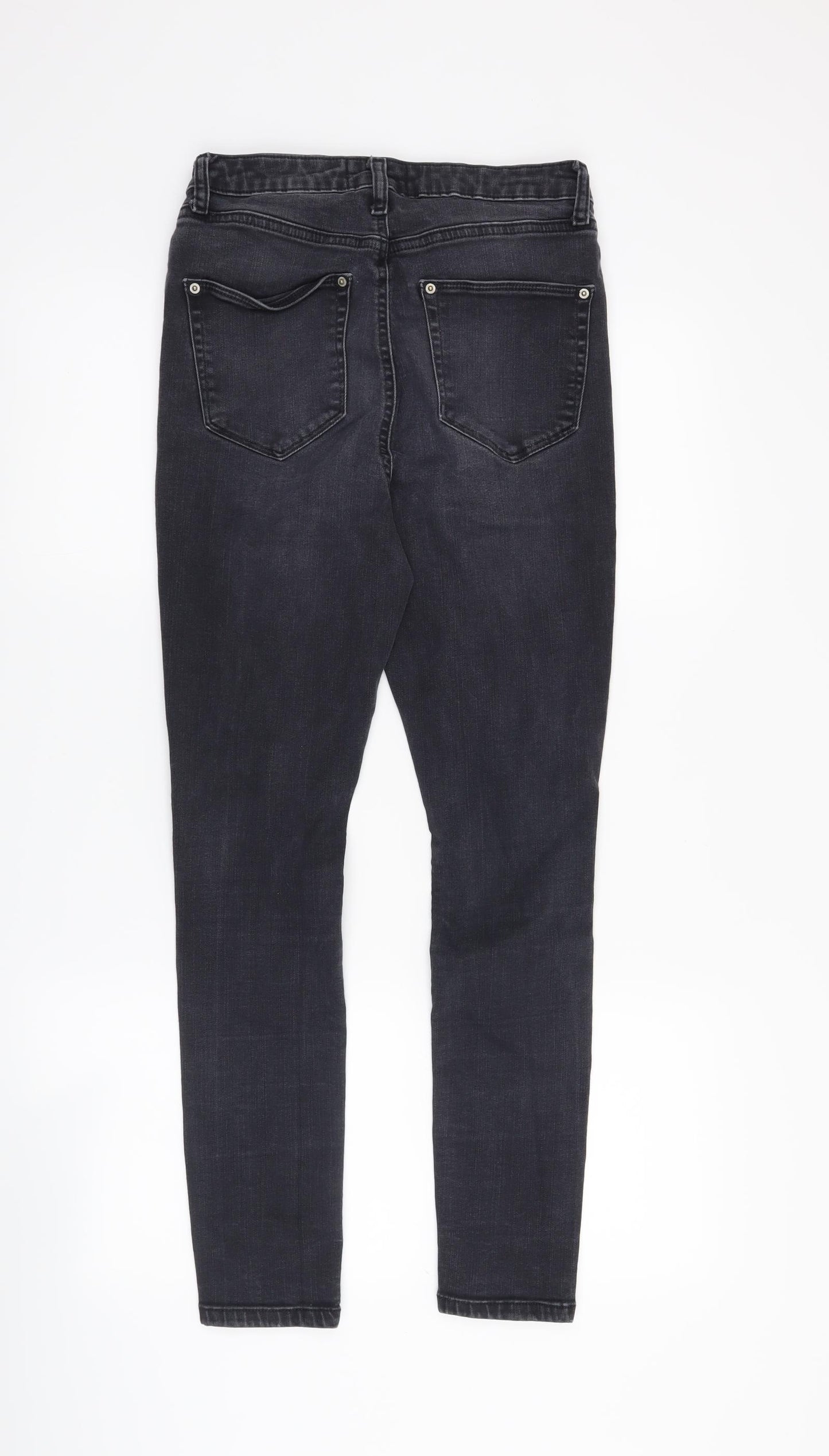 Miss Selfridge Womens Black   Skinny Jeans Size 10 L32 in