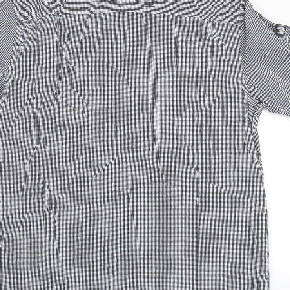 Cedar Wood State Mens Blue Check   Button-Up Size M