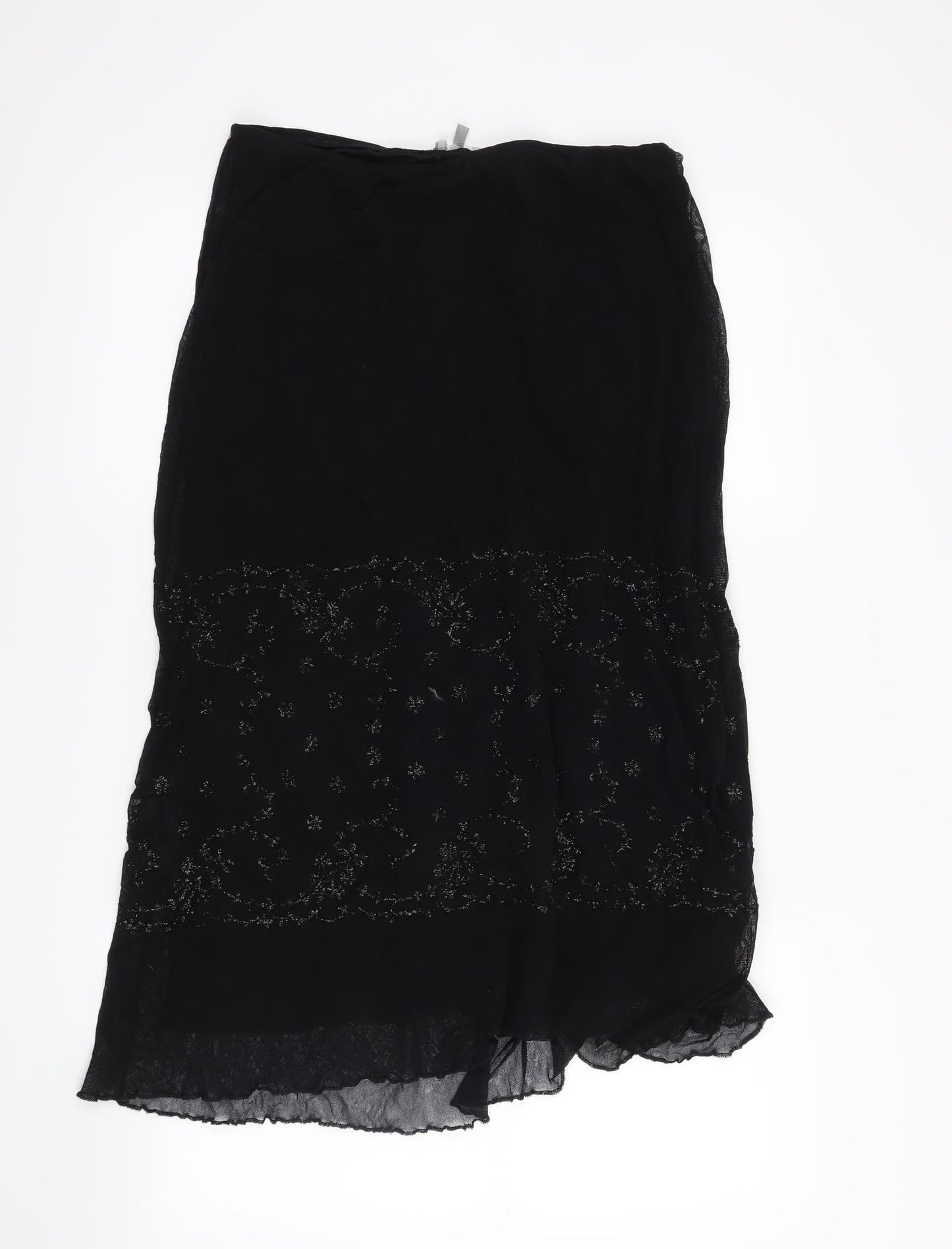 Per Una Womens Black   A-Line Skirt Size 14