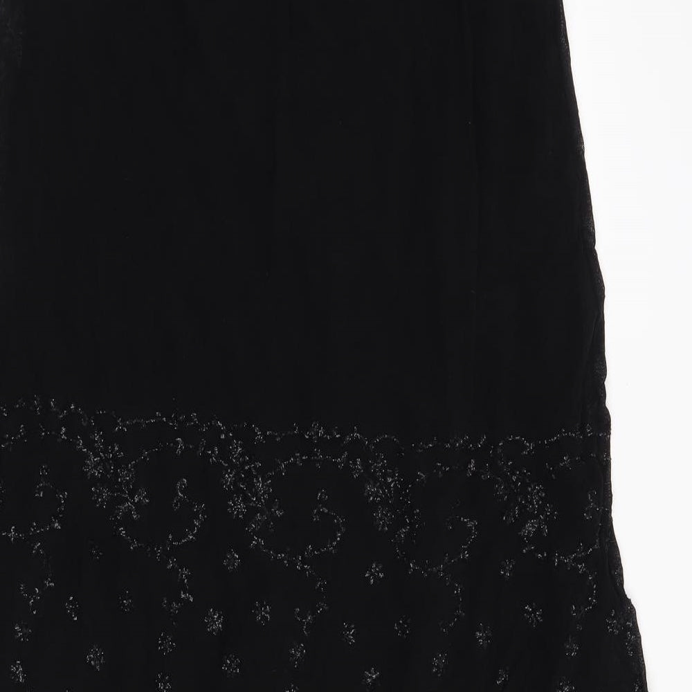 Per Una Womens Black   A-Line Skirt Size 14