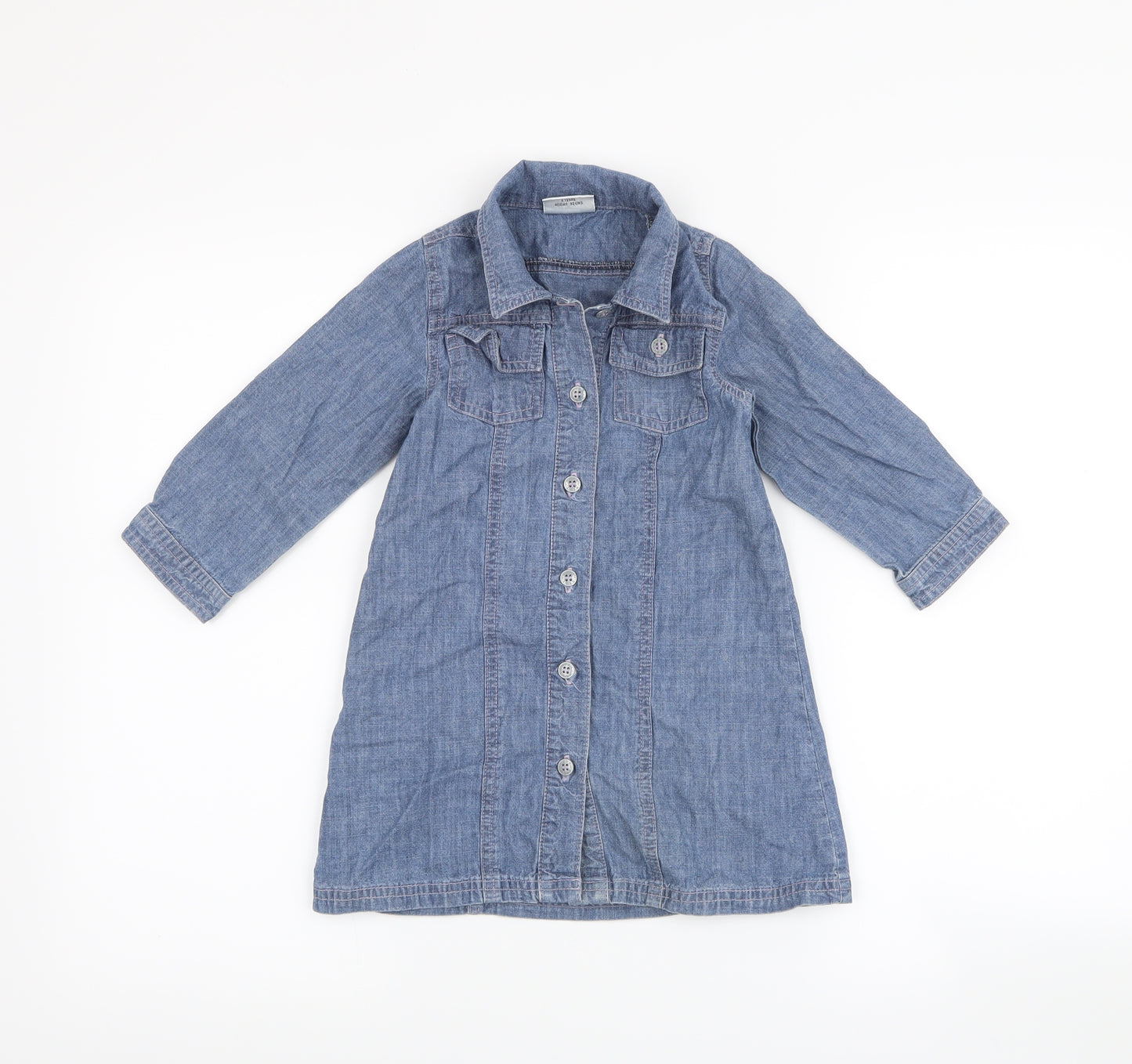 NEXT Girls Blue   A-Line  Size 2 Years