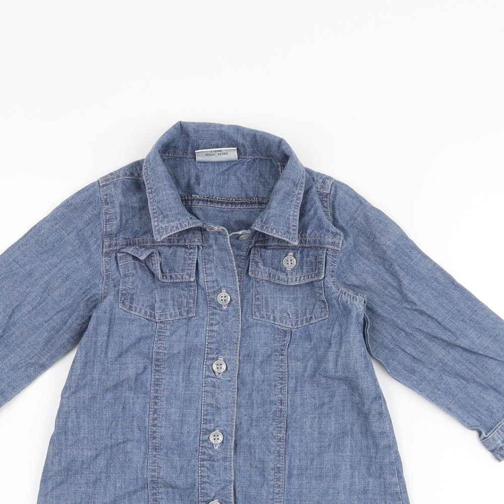 NEXT Girls Blue   A-Line  Size 2 Years