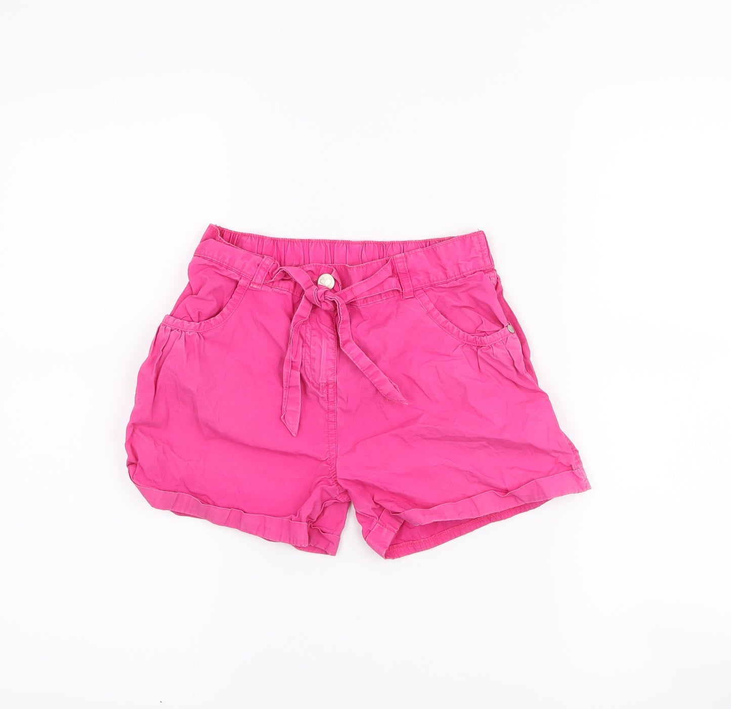 George Girls Pink   Chino Shorts Size 9-10 Years